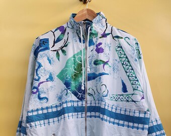 M/L Vintage funky Trackjacket, 80s 90s