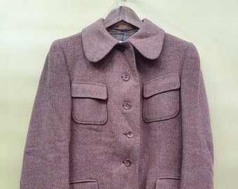 S Vintage schicke Jacke braun, 90s 00s