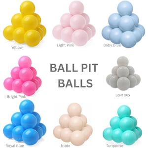BPA-Free Ball Pit Balls –Montessori Toys for Toddlers| Non-Toxic Sensory Play Balls | Pastel, Neutral & Vibrant | Best Toddler Gift Playroom