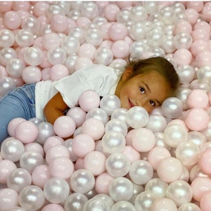 Ball Pit Balls 50pc Set, CE Marked, BPA Free | Soft Play Balls 50pcs | Premium Luxury Additional Balls for Ball Pit 50pcs| Playpen Balls Kid