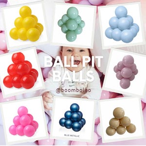 Ball Pit Balls | Sensory Toys | Toddler Montessory Toy | 1st Birthday Gift | Toddler Birthday There | Ball Pit Balls for Toddlers |Baby Girl
