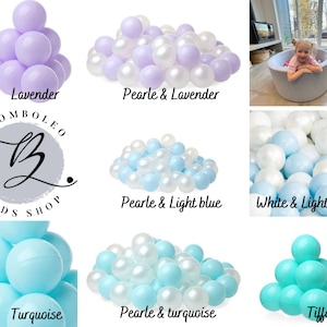 Ball Pit Balls I Colorful Balls I Montessori Toys I Toddler Gift I Baby Shower I Best Gift I Newborn Gift Baby Girl I Baby Boy I Pit Balls |
