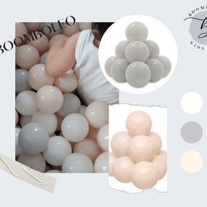 Ball Pit Balls I 50 Colorful Balls I Montessori Toys I Toddler Gift I Activity Toy| Sensory Balls | Soft Balls | Educational Toy Kid&#39;s Balls
