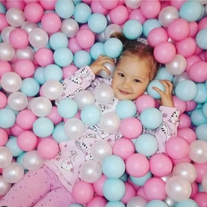 Additional Balls for foam Ball Pit | Set of 200 | Ball Pit Balls | Montessori Toys | Kids Games | Toddler Toy | Educational Toy | Sensory
