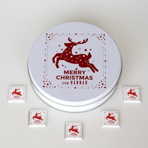 Christmas Party Favors, Personalized Christmas Chocolate, Bulk Christmas Gifts, Christmas Favors, Christmas Gifts Bulk, Holiday Party Favors