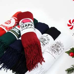 Christmas scarves bulk hot sale