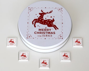 Kerstfeestgunsten, gepersonaliseerde kerstchocolade, bulk kerstcadeaus, kerstgunsten, kerstcadeaus bulk, vakantiefeestgunsten