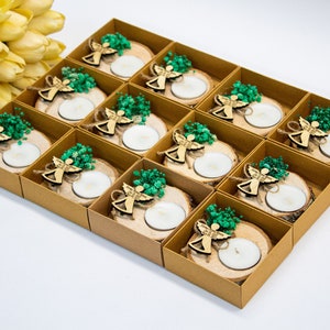 Bulk Personalized Funeral Favors Candles with Tag, In Memory of Candles, Funeral Favors for Guests in Bulk, Sympathy Gift, Memorial Favors