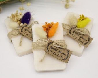 Rustic Wedding Favors, Party Soap Favors for Guests, Customized Soap Favors, Bridal Shower Gifts, Vegan Soaps, Floral Soap Favors, Handmade