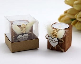 Bomboniere personalizzate con candele per matrimonio, bomboniere per gli ospiti all'ingrosso, regali di nozze per gli ospiti, bomboniere rustiche per matrimonio, bomboniere per addio al nubilato