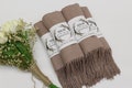 Mocha Pashmina Shawl, Bridesmaid Shawl, Wedding Favors for Guests, Pashminas in Bulk, Bridal Shower Favors, Pashmina Scarf, Wedding Pashmina product logo