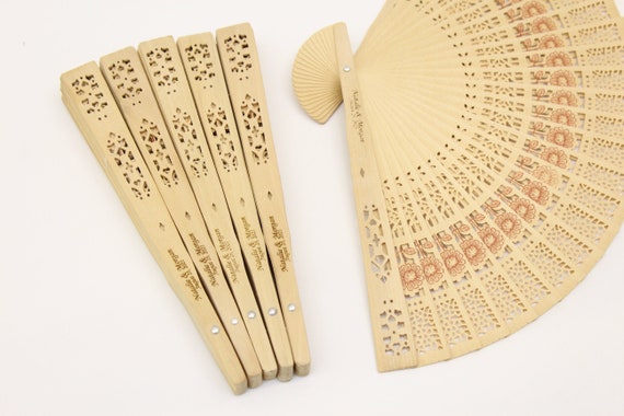 Personalized Wedding Fan Favors,Wedding Folding Fans,Wedding Ceremony Fans,Rustic Favor Hand Fan,Ceremony Favor for Guest,Custom Party Fans