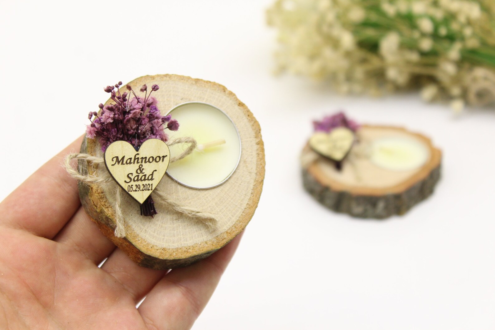 Wedding Candle Favors Personalized Wedding Favors for Guests Etsy