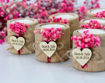 50 pcs Tealight Holder Favors Wedding Favors for Guests Bridal Shower Favors Rustic Wedding Favors Fall Wedding Favors Candle Favors Wedding