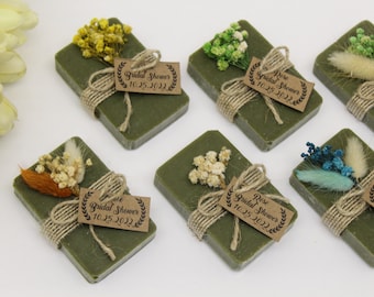 Personalized Vegan Mini Soap, Wedding Guest Gifts, Bridal Shower, Baby Shower, Baptism Favors