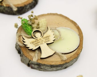 50pcs BULK Funeral Favors for Guests, Personalized Funeral Favors Candles With Tag, Memorial Favors,Celebration Of Life Favors, Grief Favors