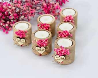 Personalized Wedding Favors for Guests in Bulk, Rustic Wedding Favors, Bridal Shower Favors, Wedding Candles Favors, Christmas Wedding Favor