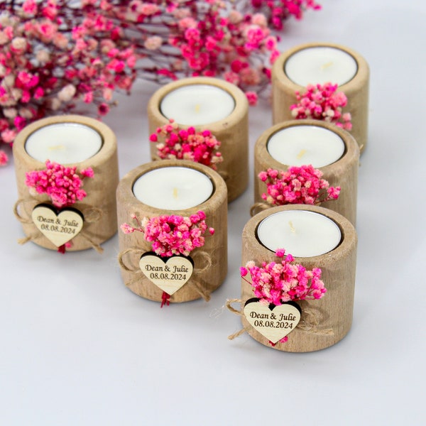 Personalized Wedding Favors for Guests in Bulk, Rustic Wedding Favors, Bridal Shower Favors, Wedding Candles Favors, Christmas Wedding Favor