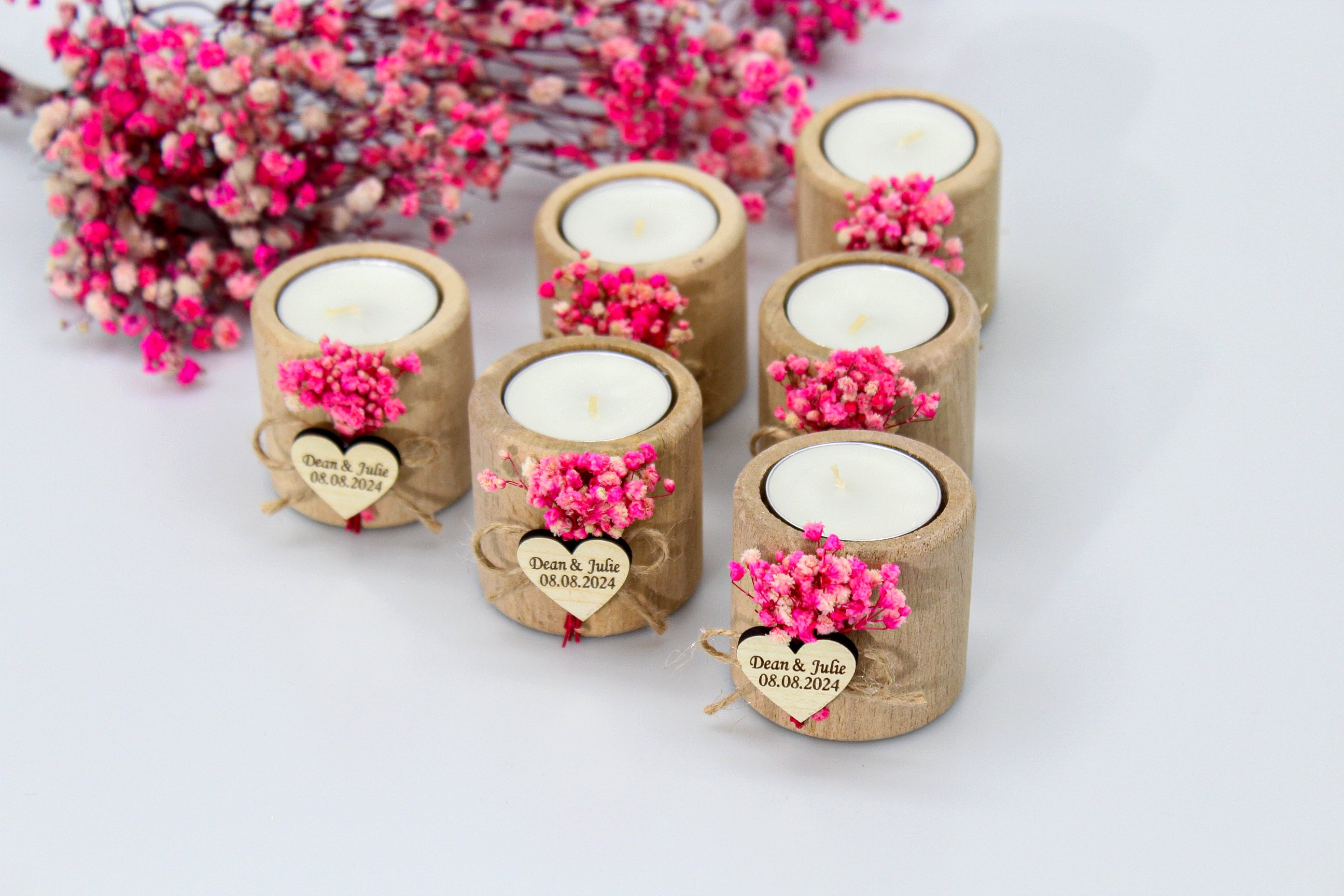 Personalized Wedding Favors for Guests in Bulk, Rustic Wedding Favors, Bridal Shower Favors, Wedding Candles Favors, Christmas Wedding Favor
