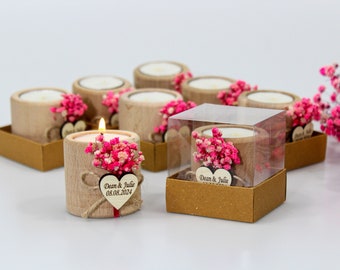 Personalized Wedding Favors for Guests in Bulk, Rustic Wedding Favors, Bridal Shower Favors, Wedding Candles Favors, Christmas Wedding Favor