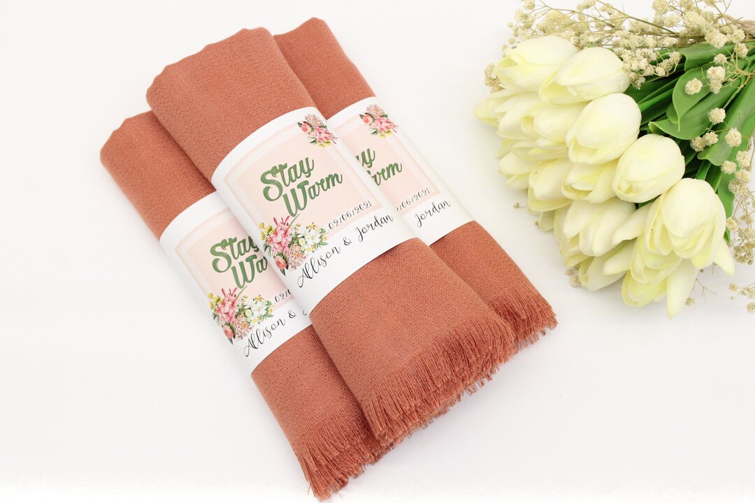 rose gold pashmina shawl