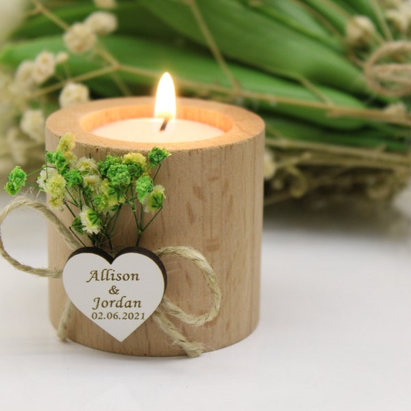 Candle Wedding Favor Etsy