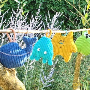 MINI Porte clé Peluche Fait-Main - Porte-bonheur