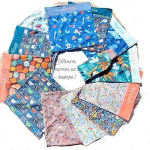 Serviettes de table enfant en coton certifie Oekotex- BRODERIE prénom - Éponge extra douce