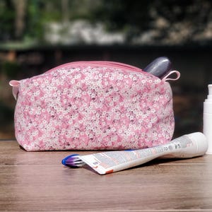 Trousse de toilette petite fille en véritable coton Liberty