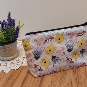 Winnie-the-Pooh and friends, makeup bag, cosmetic bag, reusable bag