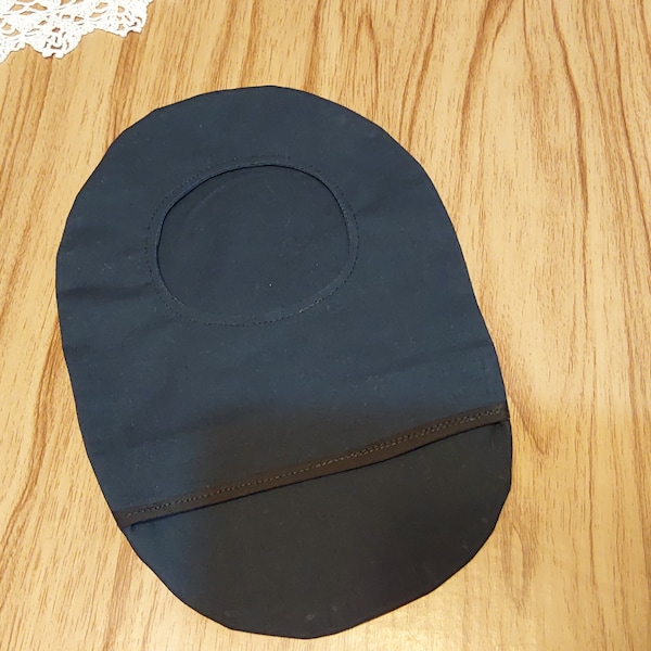 Stoma bag cover, ostomy//colostomy bag cover, reusable ostomy bag cover,solid black