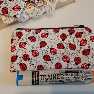 Epipen pouch, Insulin pen case,skinny first aid pouch,style 1