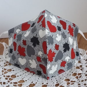 My Canada face mask, adult mask, washable mask,reusable mask, handmade mask, adjustable earloops