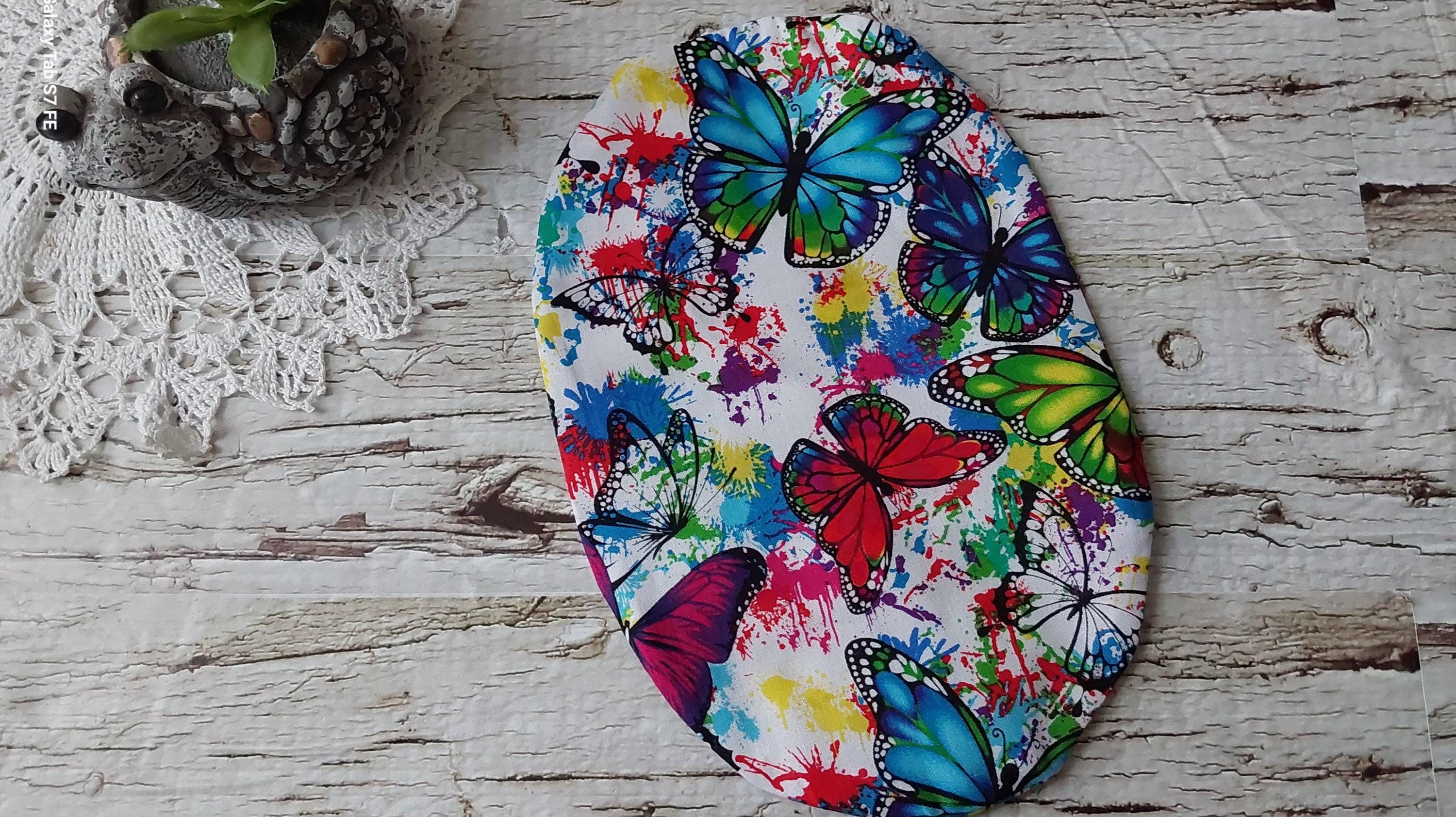 Reusable, cotton ostomy bag cover