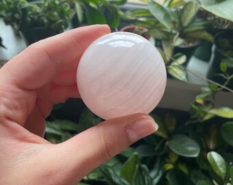UV Reactive Mangano Calcite Sphere