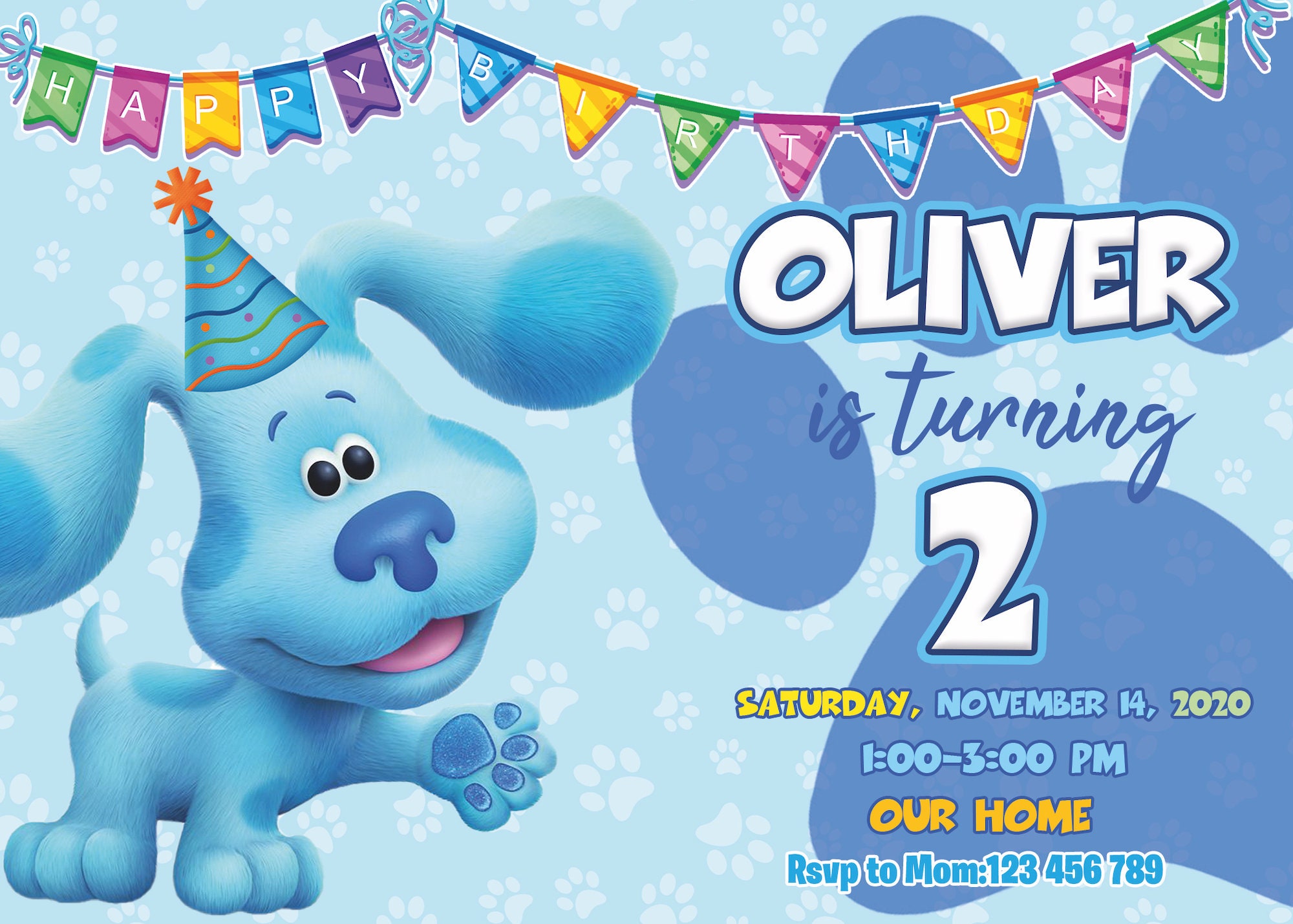 blues-clues-birthday-invitationblues-clues-birthday-etsy