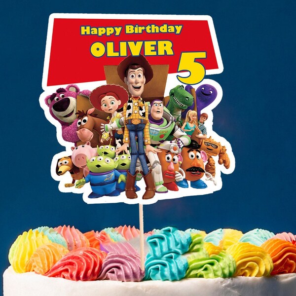 Toy Story Cake Topper Digital File Etsy