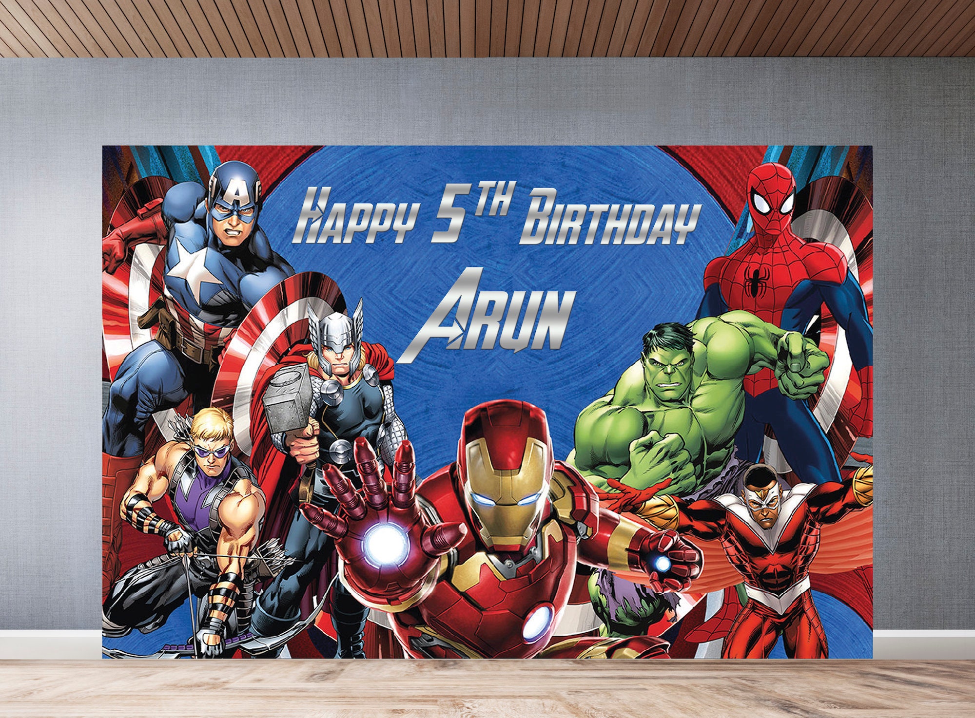 avengers-birthday-backdropavengers-bannerpersonalized-etsy