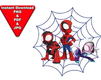 Spidey and His Amazing Friends Logo Svg - Etsy Israel