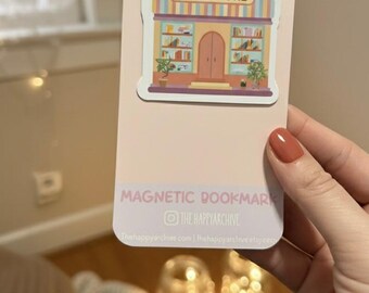 Magnetic Bookmark | Cute Bookstore Gift for Readers | Stationery Lover Accessory