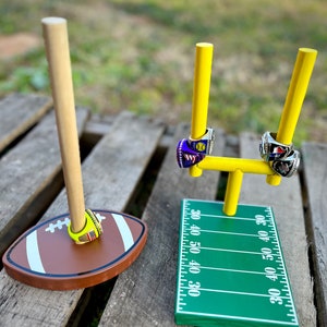 Football Ring Display Football Ring Holder Trophy Ring Display Custom Football Display