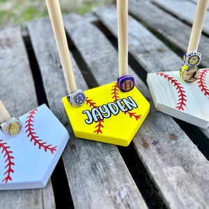Baseball Ring Display Baseball Ring Halter Trophy Ring Display Custom Baseball Display