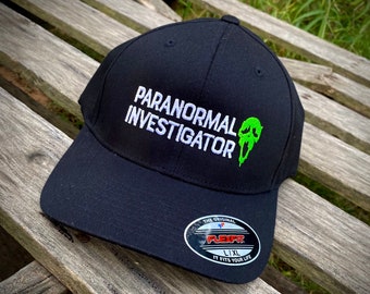 Paranormal Hat Ghost Hunter Hat Paranormal Investigator Hat Spooky Hat Halloween Hat True Crime Hat 3 Different Styles!