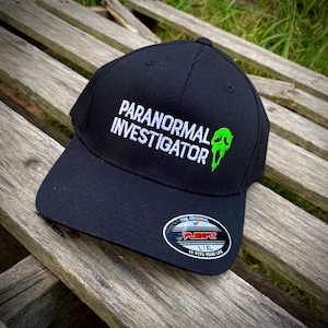Paranormal Hat Ghost Hunter Hat Paranormal Investigator Hat Spooky Hat Halloween Hat True Crime Hat 3 Different Styles!