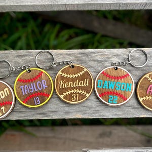 Baseball Schlüsselbund Baseball Taschenumbau Holz Baseball Schlüsselbund Custom Baseball Schlüsselbund Softball Schlüsselanhänger Softball Schlüsselanhänger Softball Tasche