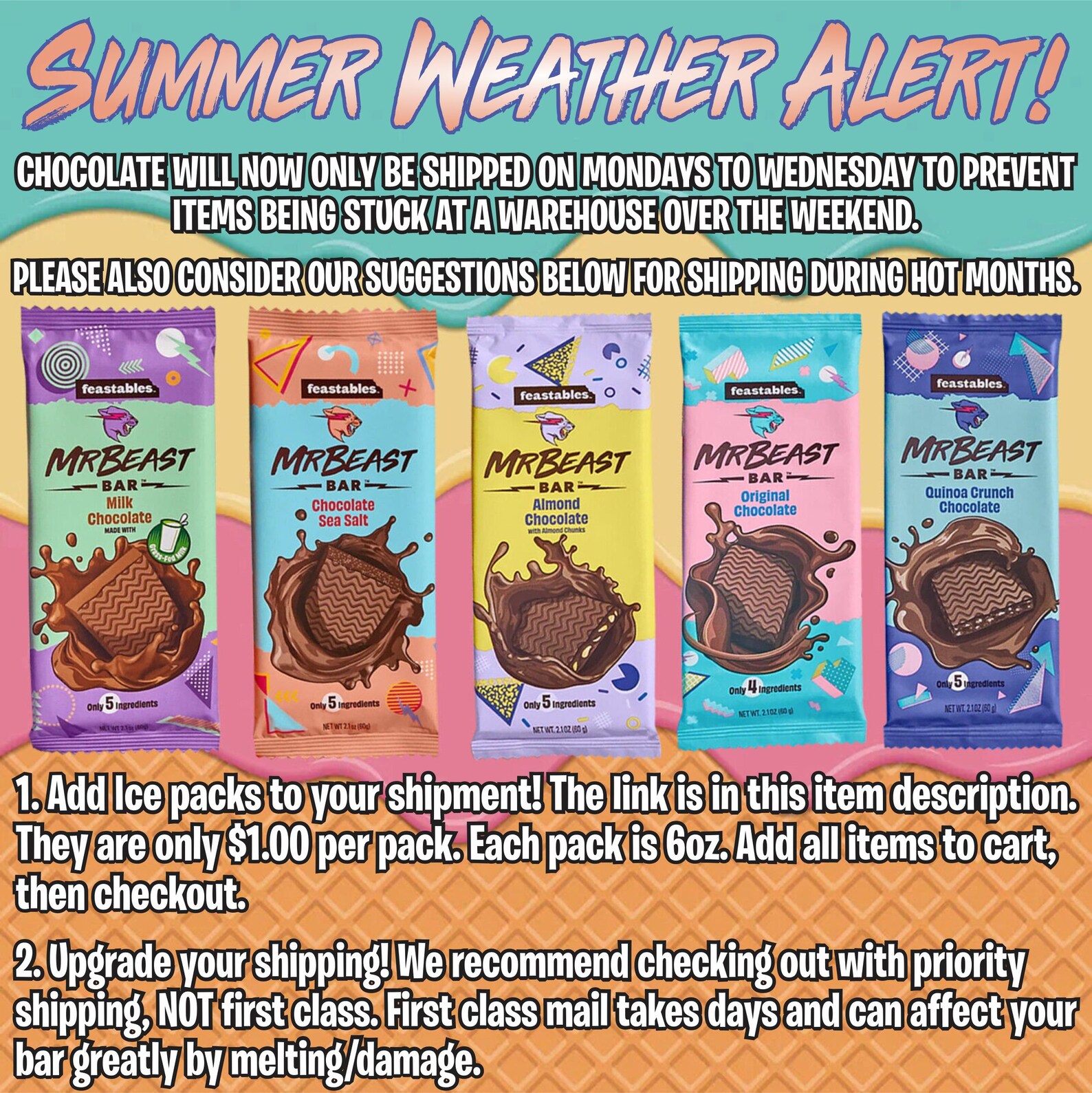 Mr Beast Bar Mr Beast Chocolate Bar New Flavors PLEASE READ Etsy Canada