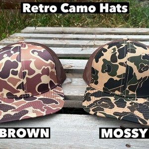 Old School Camo Hat - Etsy