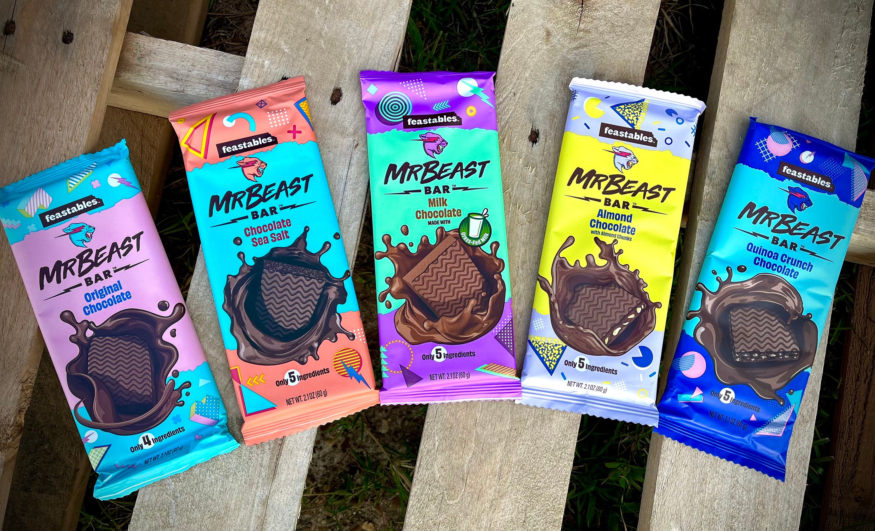 Mr Beast Bar Mr Beast Chocolate Bar New Flavors!!! PLEASE READ DESCRIPTION.  Ships Same Day Mix & Match.