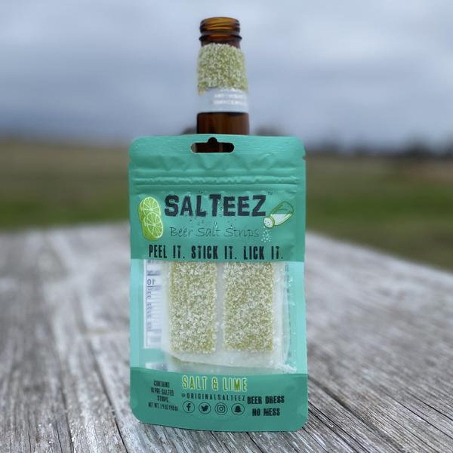 Salteez Beer Salt Strips Stick on Salt Strips Lime & Salt Etsy
