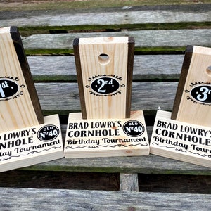 Trofeos de tablero de Cornhole Trofeos de torneo de Cornhole Tableros de Cornhole Juegos al aire libre
